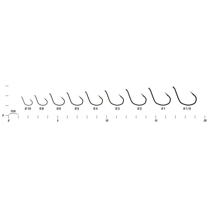 Крючок одинарный Decoy Worm23 Body Hook (9 шт) цв. Черный никель, номер 04