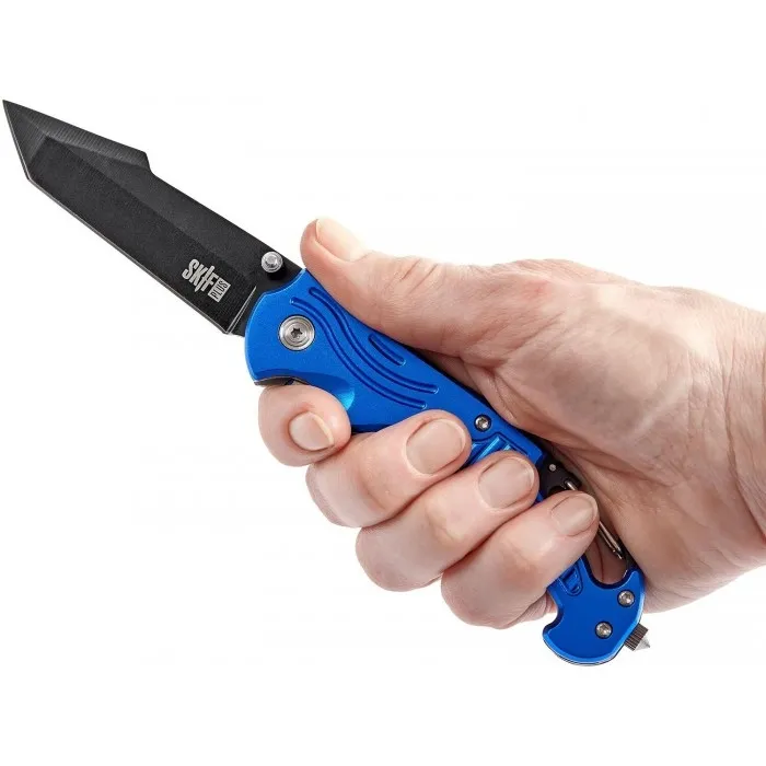 Нож складной Skif Plus Satellite B (aluminium) Blue, цв. Синий
