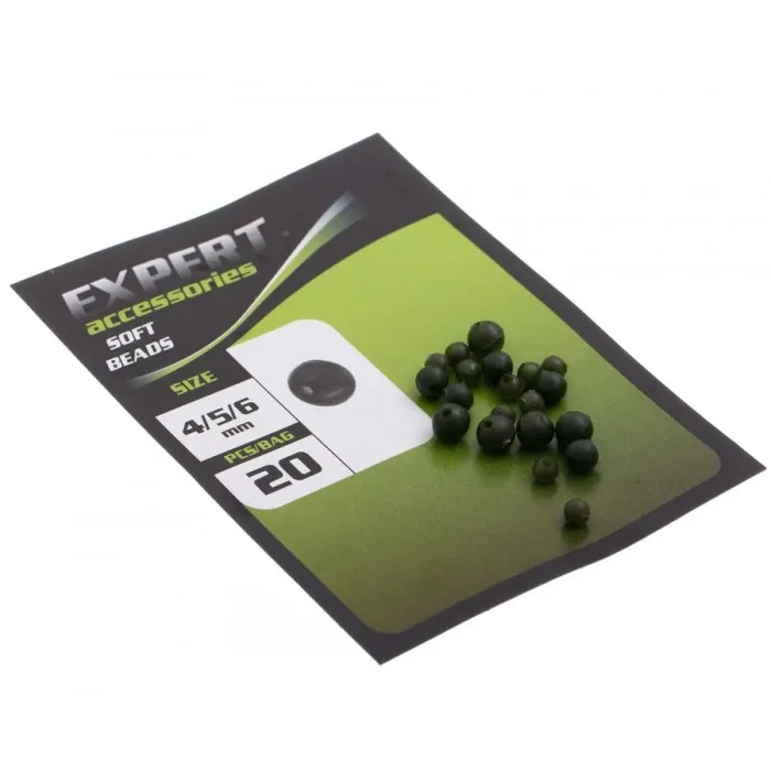 Намистини відбійні Carp Pro Soft Beads 4, 5, 6 мм