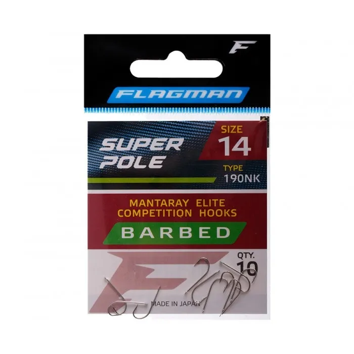 Гачок Flagman Super Pole Barbed №16