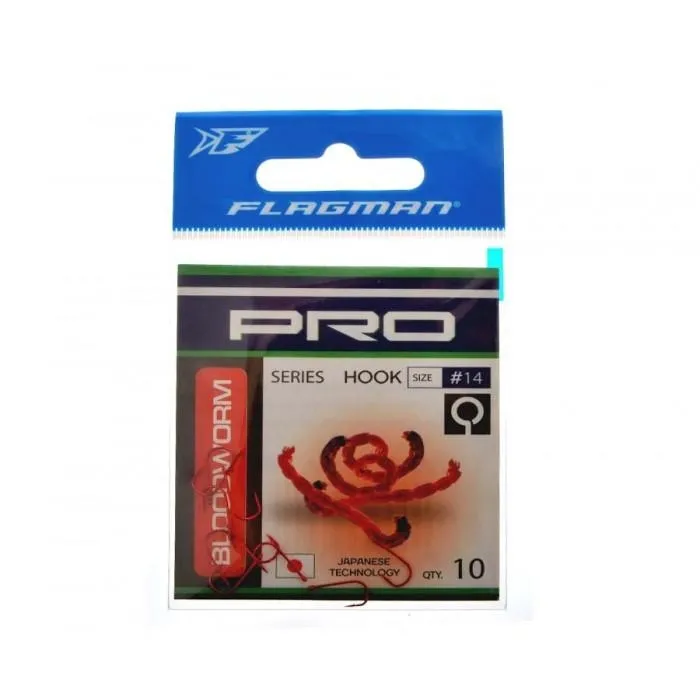 Крючки Flagman Bloodworm Pro №14