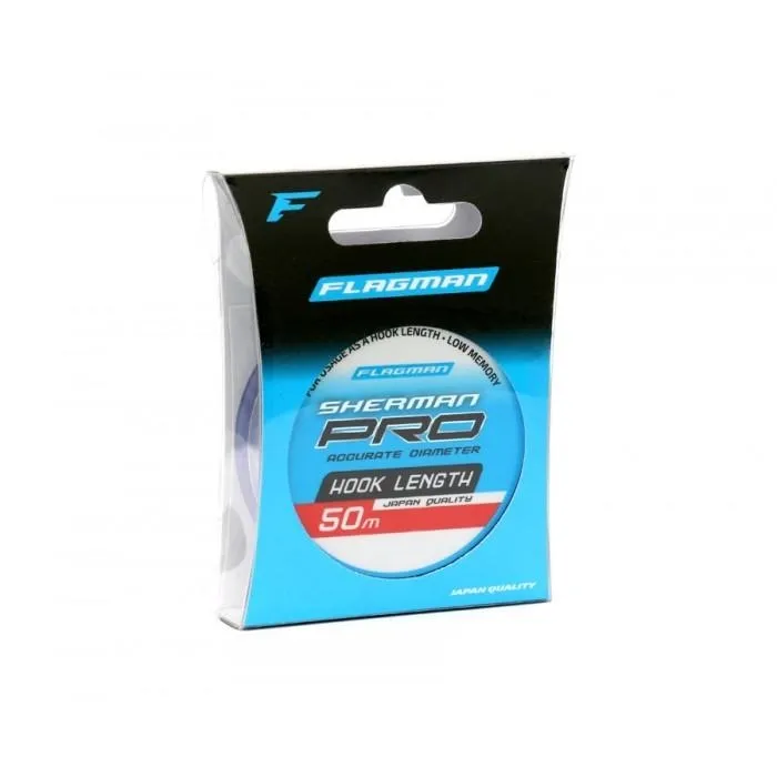 Жилка Flagman Sherman Pro Hook Length 50м 0.091мм