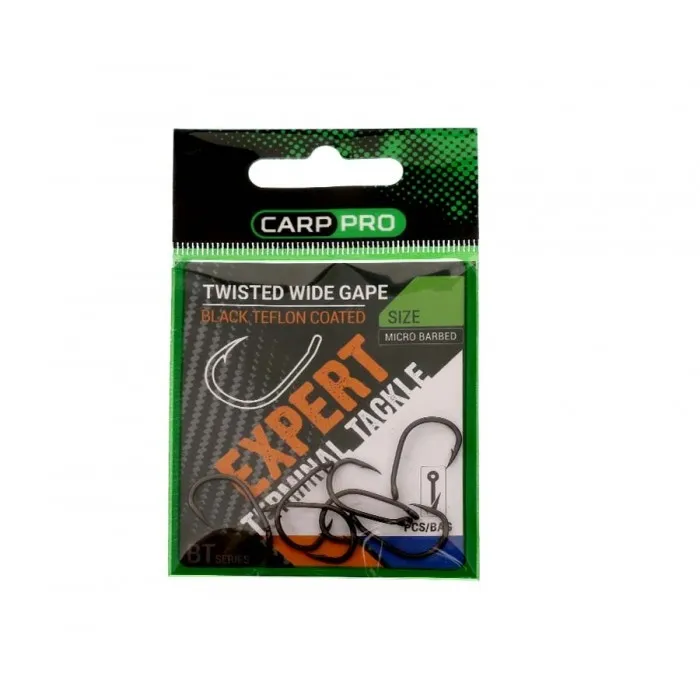 Крючки Carp Pro Twisted Wide Gape BT Series №6
