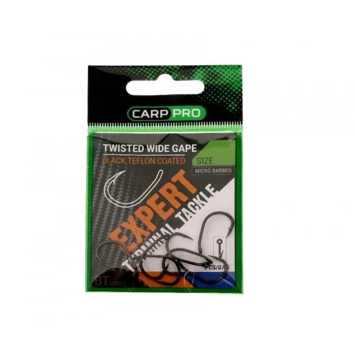 Крючки Carp Pro Twisted Wide Gape BT Series №8