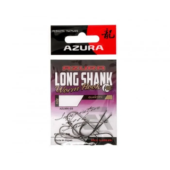 Крючки Azura Long Shank Hook №10