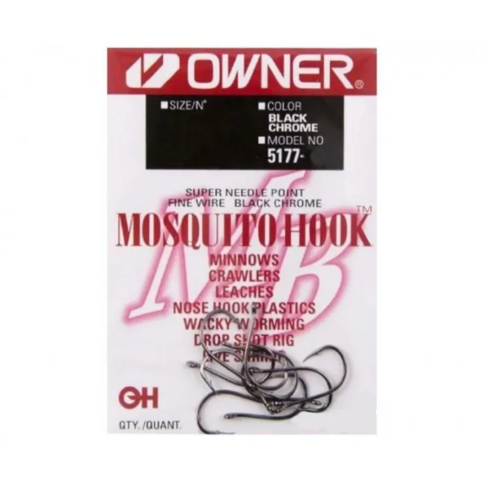 Крючки Owner 5177 Mosquito Hook №04