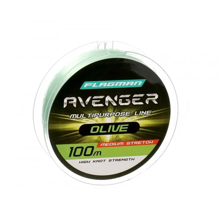 Леска Flagman Avenger Olive Line 100м 0.22мм