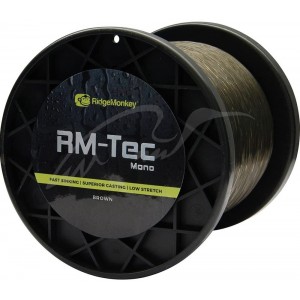 Волосінь RidgeMonkey RM-Tec Mono 1200m 0.35mm 12lb/5.4kg Brown
