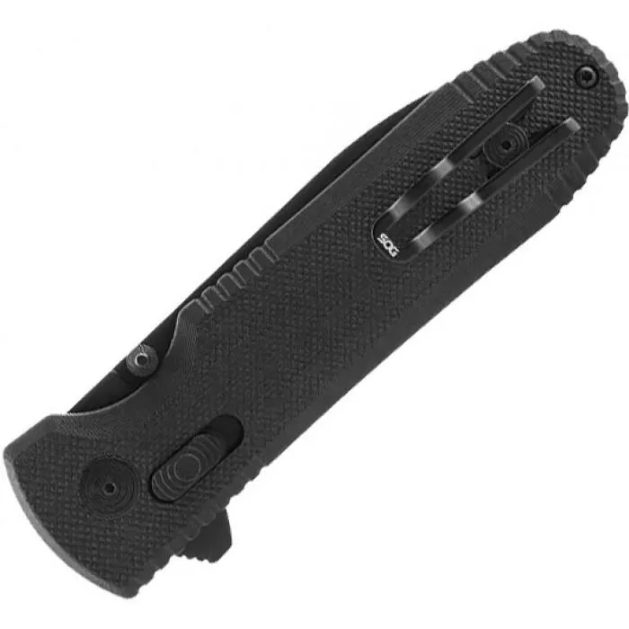 Ніж складаний SOG Pentagon XR (Black), колір Чорний