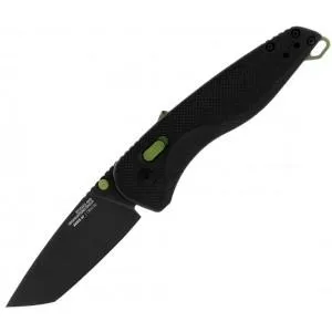 Нож складной SOG Aegis TP (TiNi) Black, цвет Черный