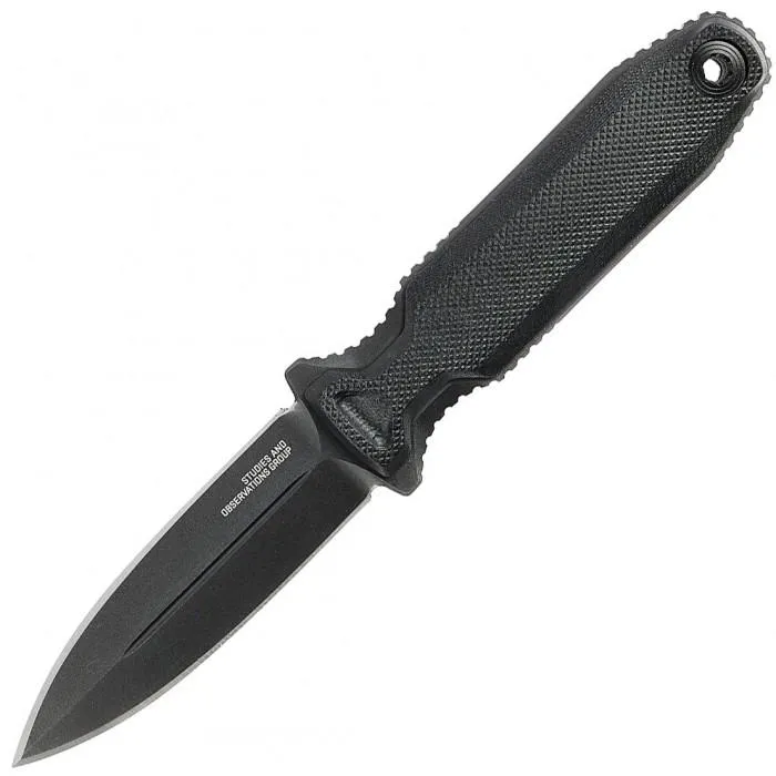 Ніж SOG Pentagon FX Covert (BSW) Black, колір Чорний