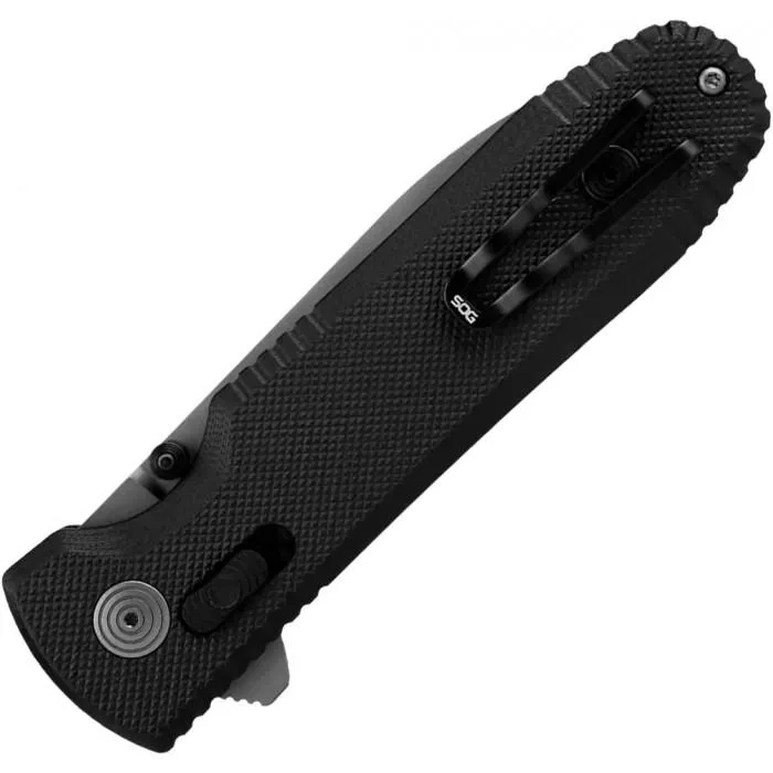 Ніж складаний SOG Pentagon XR LTE (TiNi) Black, колір Чорний