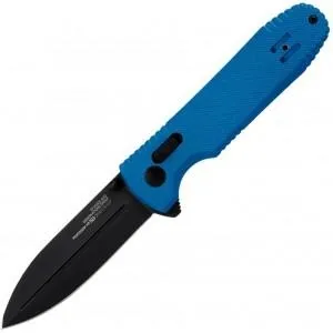 Нож складной SOG Pentagon XR LTE (TiNi) Blue, цвет Голубой