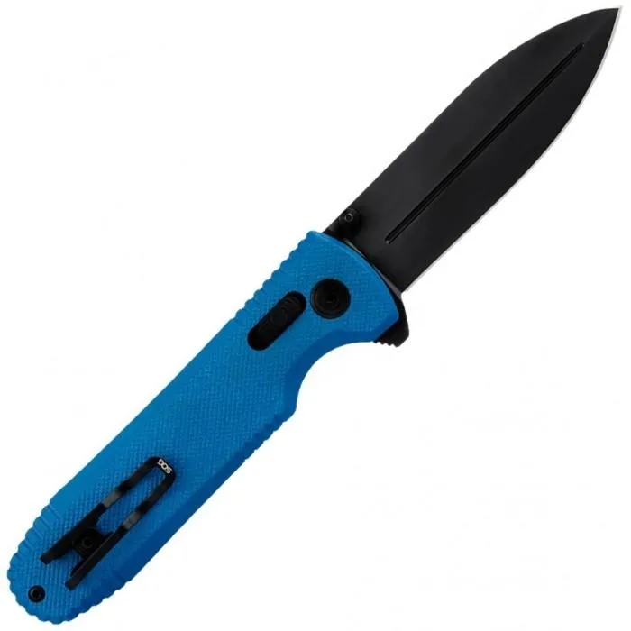 Нож складной SOG Pentagon XR LTE (TiNi) Blue, цвет Голубой