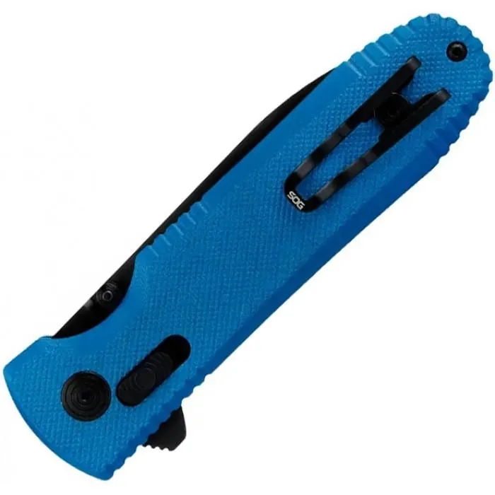 Ніж складаний SOG Pentagon XR LTE (TiNi) Blue, колір Блакитний