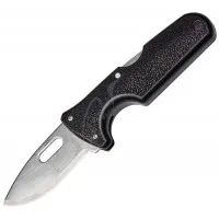 Ніж з фіксованим клинком Cold Steel Click-N-Cut (3 змінних леза) чорна ручка