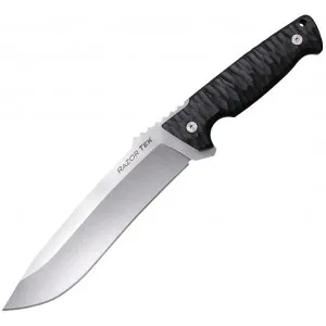 Нож с фиксированным клинком Cold Steel Razortek (Satin) 6.5 дюймов, ручка Черная