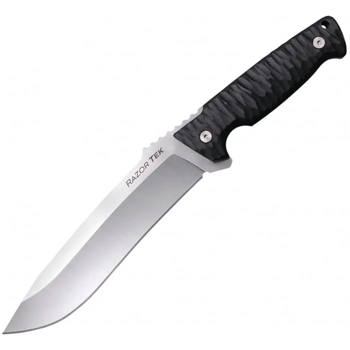 Ніж із фіксованим клинком Cold Steel Razortek (Satin) 6.5 дюймів, ручка Чорна