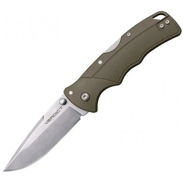 Нож складной Cold Steel Verdict SP (SW) OD Green, цвет Зеленый