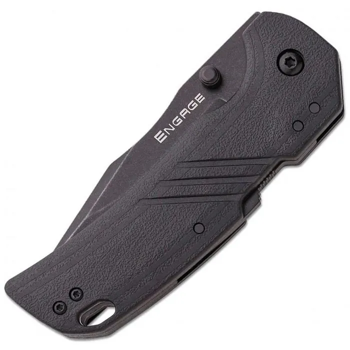 Нож складной Cold Steel Engage 3" Clip Point (PVD) Black, цвет Черный