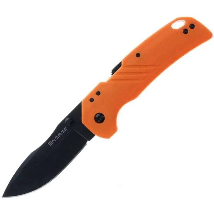 Нож складной Cold Steel Engage 3" Drop Point (PVD) Orange, цвет Оранжевый