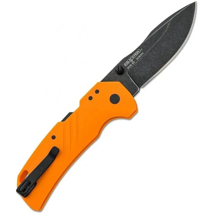 Нож складной Cold Steel Engage 3" Drop Point (PVD) Orange, цвет Оранжевый