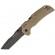 Нож складной Cold Steel Engage 3" Tanto Point (BS) FDE, цвет Коричневый