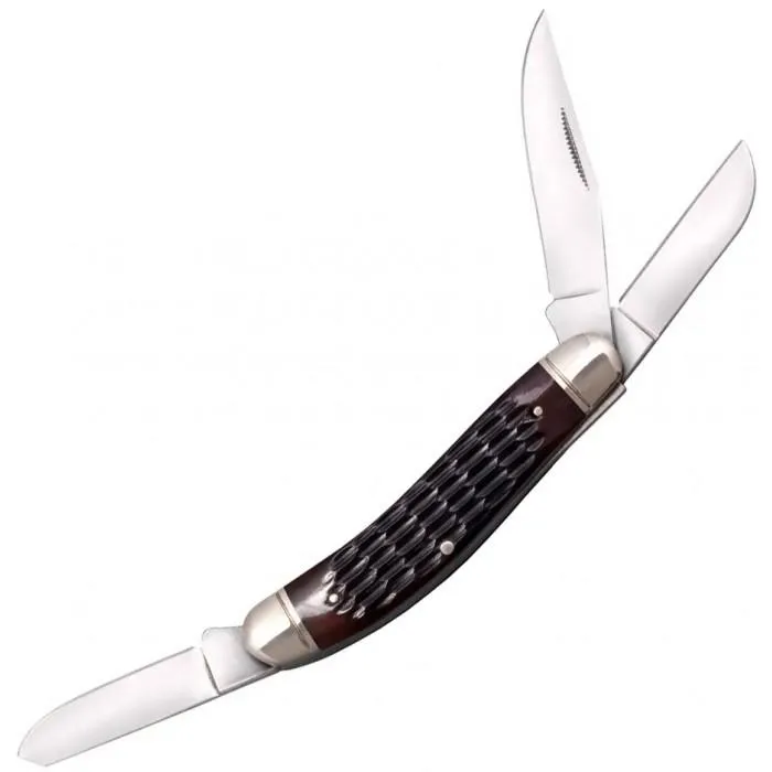 Нож складной Cold Steel Gentlemans Stockman (Polished) Jigged Bone, цвет Черный