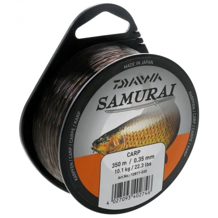 Леска Daiwa Samurai Mono Carp (350 м) цв. коричневый, 0.35 мм