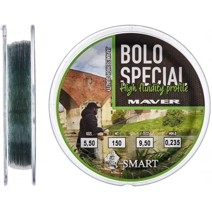 Волосінь Smart Bolo Special (150 м) цв. Зелений, 0.205 мм