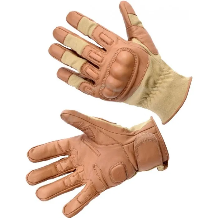 Рукавички тактичні Defcon 5 Glove Nomex Kevlar Folgore, coyote tan (ц. хакі) р. XL