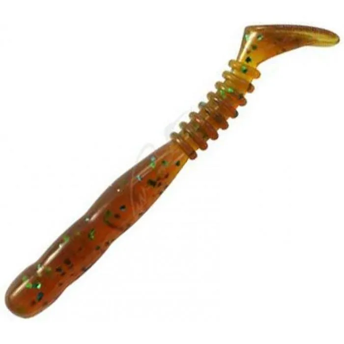 Силікон Reins ROCKVIBE SHAD 4 "565 Motor Oil Green Flake (12 шт / уп.)