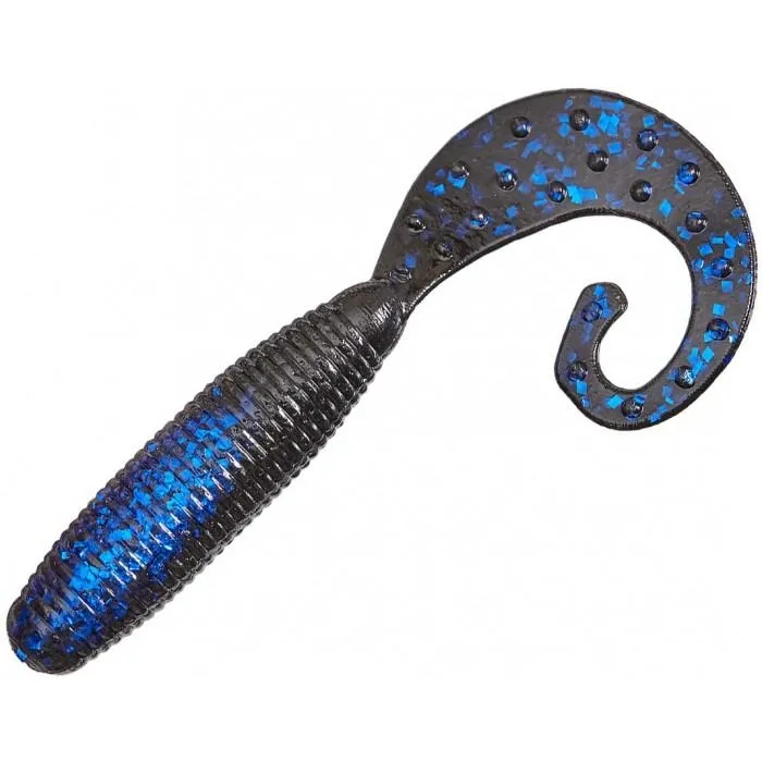 Силікон Reins Fat G-Tail Grub 3" (10 шт) цв. B11 Blue Belly