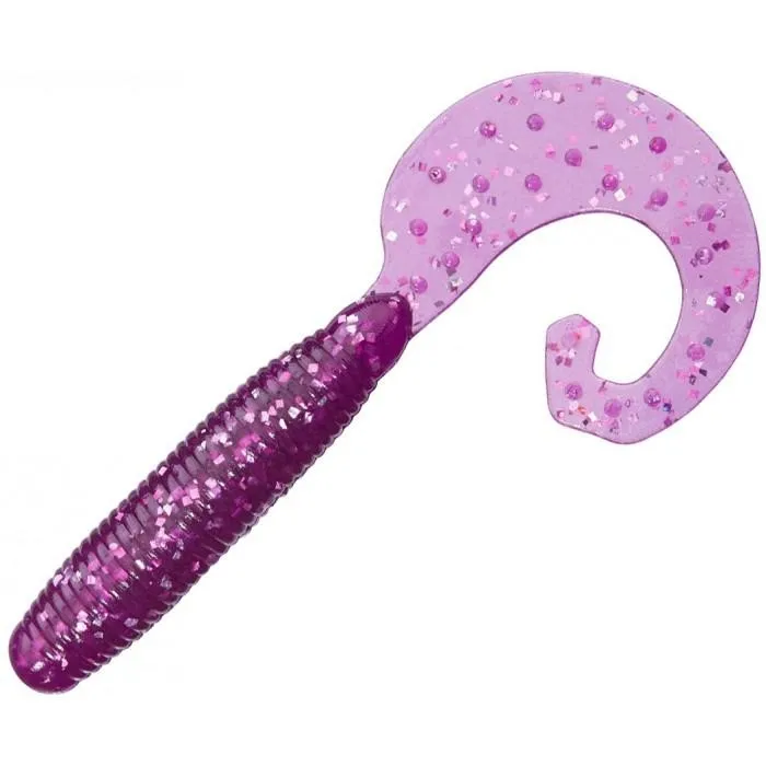 Силикон Reins Fat G-Tail Grub 3" (12 шт) цв. 428 Purple Dynamite