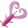 Силикон съедобный Reins G-Tail Twin 3" (8 шт) цв. 443 Pink Sardine