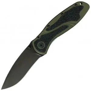 Нож складной Kershaw Blur Black Blade Olive (Cerakote) ручка Зеленая