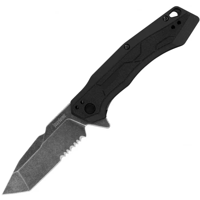 Ніж складаний Kershaw Analyst (Black oxide) ручка Чорна