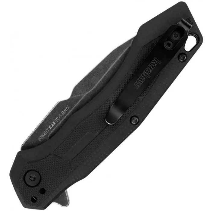 Ніж складаний Kershaw Analyst (Black oxide) ручка Чорна