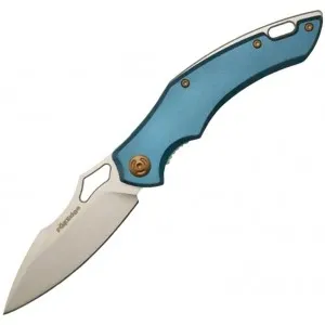 Нож складной Fox Edge Sparrow (Sandblast) Blue, ручка Синяя