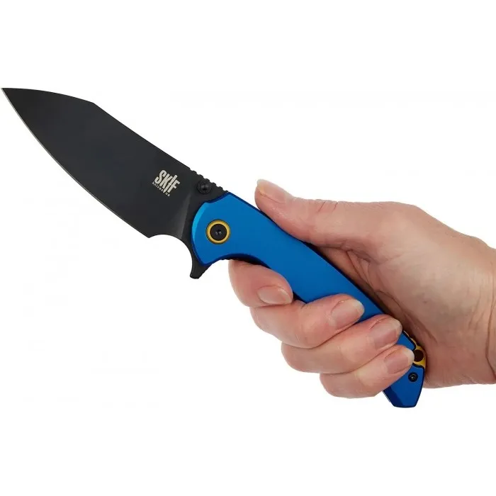 Ніж складаний Skif Knives Jock BSW (aluminium) Blue, кол. Блакитний