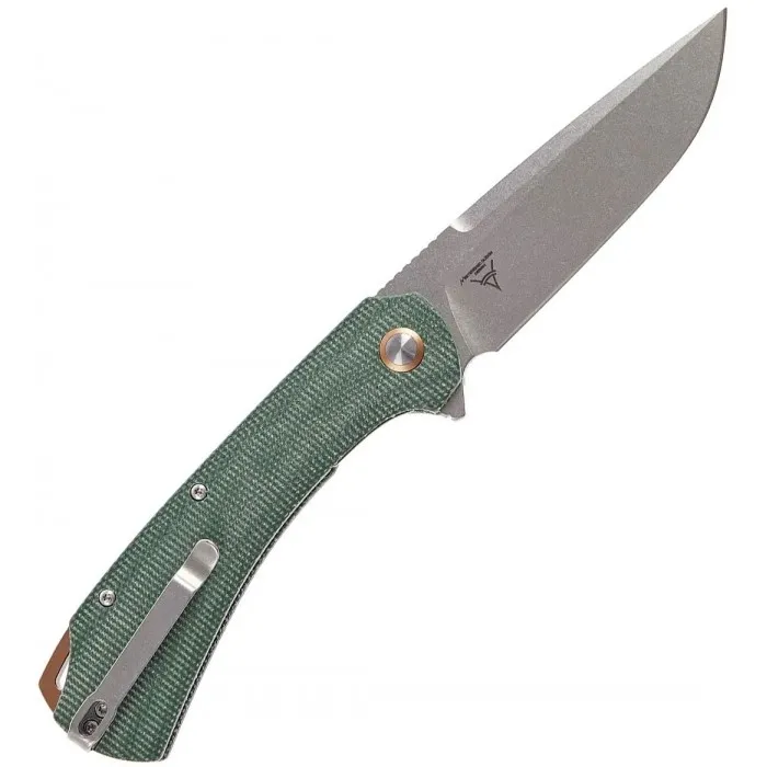 Ніж складаний Skif Knives Frontier SW, D2 (micarta) Green, цв Зелений