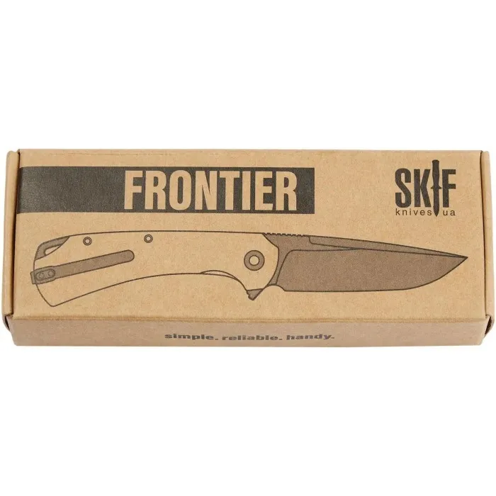Ніж складаний Skif Knives Frontier SW, D2 (micarta) Green, цв Зелений