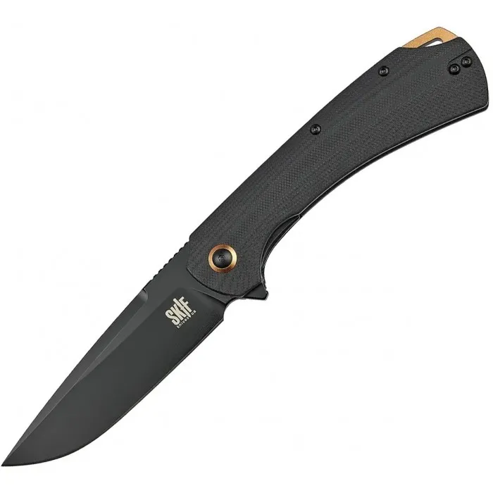 Ніж складаний Skif Knives Frontier BB, D2 (G10) Black, цв Чорний