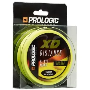 Волосінь Prologic XD Distance Mono Hi-Viz Yellow (1000 м) цв. Жовтий, 0.25 мм