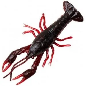 Силикон съедобный Savage Gear Ned Craw 2.5" (4 шт) цв. Black Red