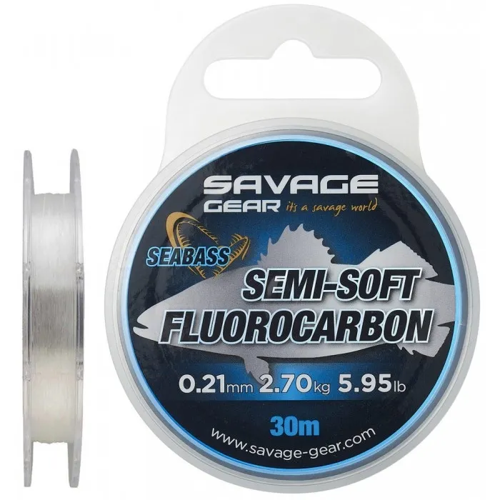 Флюорокарбон Savage Gear Semi-Soft Seabass 30 м (6.72 кг) 0.35 мм