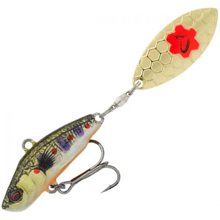 Тейл-спиннер Savage Gear 3D Sticklebait Tailspin 65 мм (9 гр) цв. Brown Trout Smolt