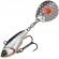 Тейл-спіннер Savage Gear Fat Tail Spin (65 мм 16 гр) цв. Dirty Silver