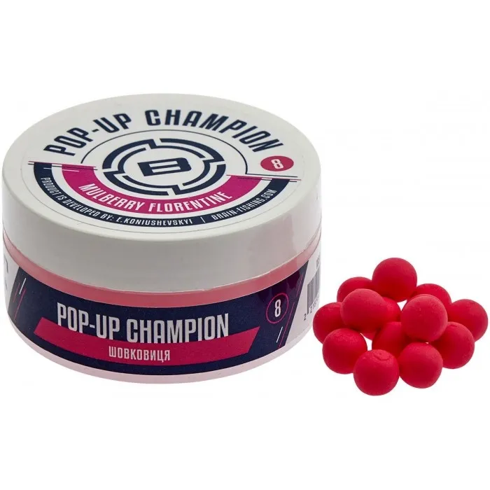 Бойли Brain Champion Pop-Up (34 гр) 12 мм, Mulberry Florentine (шелковица)