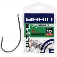 Крючок Brain Ultra Bream с лопаткой (20 шт) цв. Бронза, номер 12